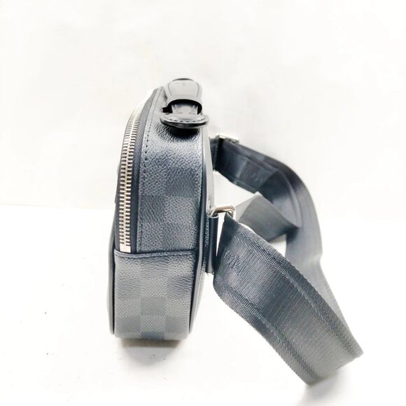 Louis Vuitton LV Shoulder Bag Umbrelle Black Damier Graphite 928-050525 - Picture 3 of 13